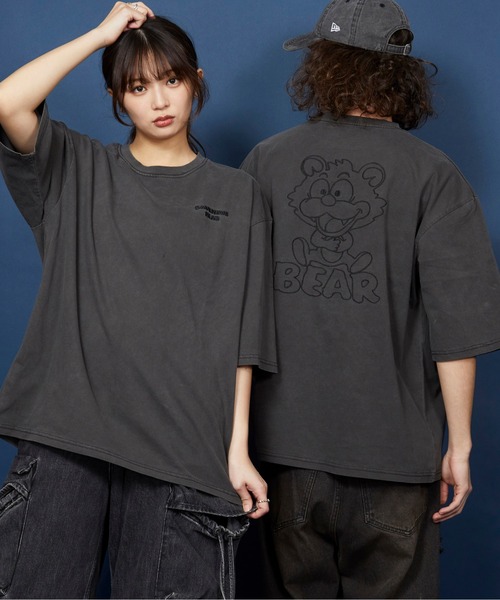 tシャツ オーバーサイズ  刺繍 Tシャツ 綿100％ /embroidery oversize T-shirt メンズ レディース | MEMENTISM | 43
