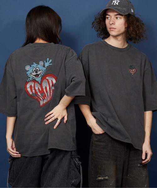 tシャツ オーバーサイズ  刺繍 Tシャツ 綿100％ /embroidery oversize T-shirt メンズ レディース | MEMENTISM | 44