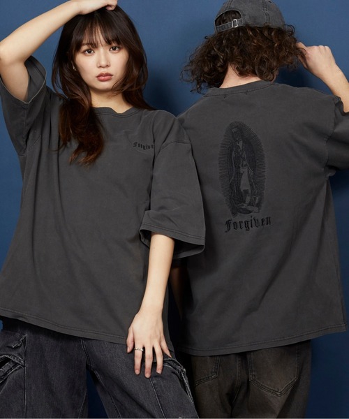 tシャツ オーバーサイズ  刺繍 Tシャツ 綿100％ /embroidery oversize T-shirt メンズ レディース | MEMENTISM | 15