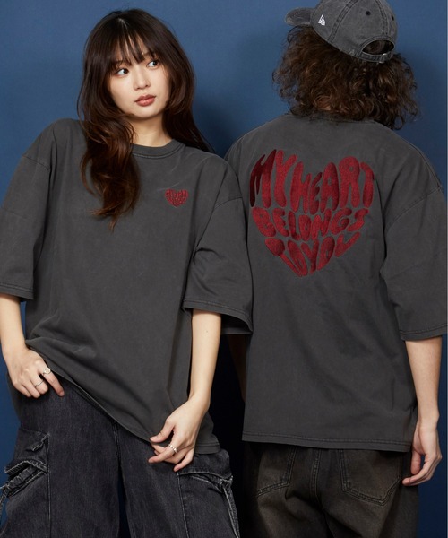 tシャツ オーバーサイズ  刺繍 Tシャツ 綿100％ /embroidery oversize T-shirt メンズ レディース | MEMENTISM | 25