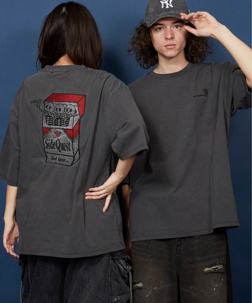 tシャツ オーバーサイズ  刺繍 Tシャツ 綿100％ /embroidery oversize T-shirt メンズ レディース | MEMENTISM | 30