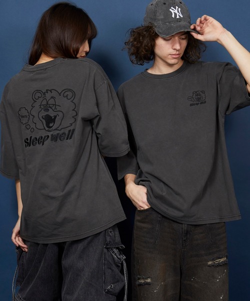 tシャツ オーバーサイズ  刺繍 Tシャツ 綿100％ /embroidery oversize T-shirt メンズ レディース | MEMENTISM | 45