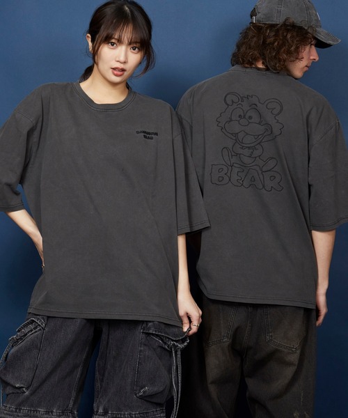 tシャツ オーバーサイズ  刺繍 Tシャツ 綿100％ /embroidery oversize T-shirt メンズ レディース | MEMENTISM | 47