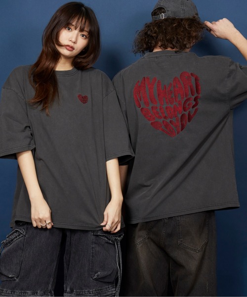 tシャツ オーバーサイズ  刺繍 Tシャツ 綿100％ /embroidery oversize T-shirt メンズ レディース | MEMENTISM | 51