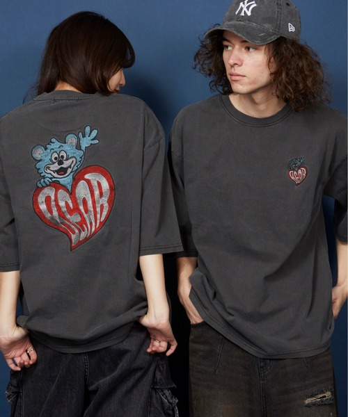 tシャツ オーバーサイズ  刺繍 Tシャツ 綿100％ /embroidery oversize T-shirt メンズ レディース | MEMENTISM | 54