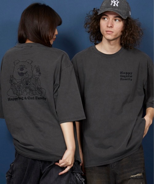 tシャツ オーバーサイズ  刺繍 Tシャツ 綿100％ /embroidery oversize T-shirt メンズ レディース | MEMENTISM | 64