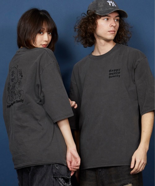 tシャツ オーバーサイズ  刺繍 Tシャツ 綿100％ /embroidery oversize T-shirt メンズ レディース | MEMENTISM | 65