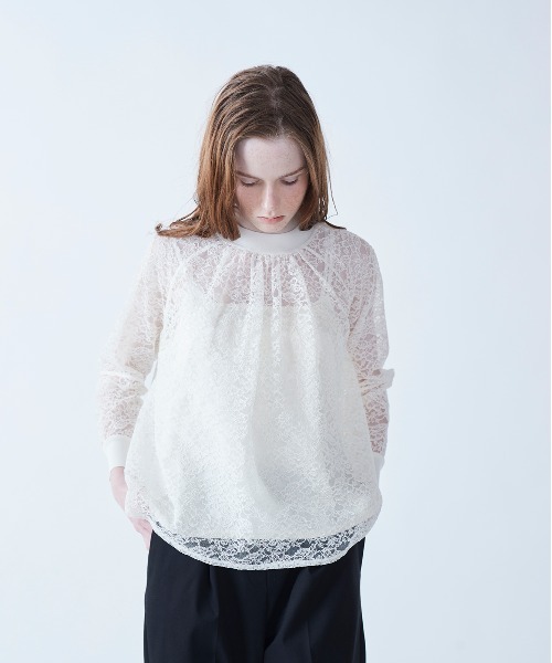 Marilyn Moon（マリリンムーン） モダンレース2wayタイブラウス