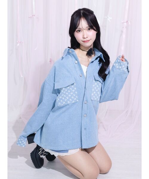 イートミー　デニムジャケット　 新品 EATME（イートミー） デニムジャケット gジャン BIGシルエットデニム