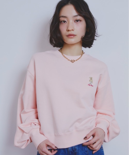 リリーブラウンLily Brown Lily Bear スウェット トレーナー LILY BROWN トレーナー スウェット 「USAGI ONLINE・ZOZOTOWN