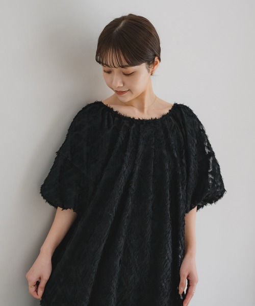 PRIVEVE 3Dジャガードワンピース オケージョン/結婚式 PRIVEVE 3Dジャガードワンピース オケージョン/結婚式 ワンピース