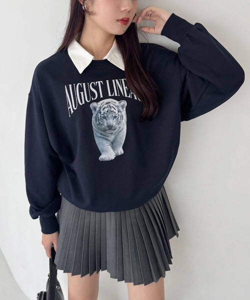 one after another NICE CLAUP トレーナー スウェット アニマル