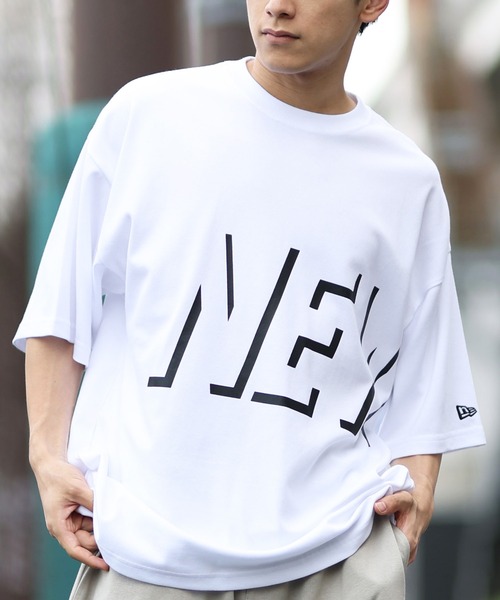 NEW ERA tシャツ ERA/ニューエラ 半袖Tシャツ ビッグロゴ 吸汗速