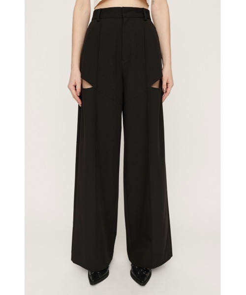 SLY SIDE HOLE STRAIGHT サイドホール ストレート パンツ SLY スラックス パンツ 「セットアップ可」SIDE HOLE STRAIGHT