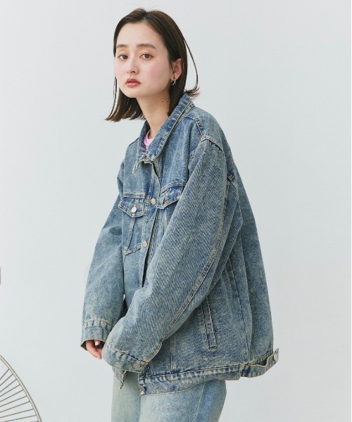 ad thie（アドティエ） デニムジャケット gジャン オーバーサイズ