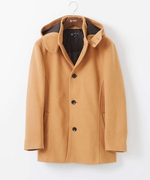 「MK MICHEL KLEIN HOMME 」 コート LARGE ベージュ メンズ_画像2