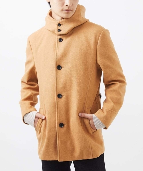 「MK MICHEL KLEIN HOMME 」 コート LARGE ベージュ メンズ_画像3