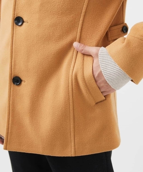 「MK MICHEL KLEIN HOMME 」 コート LARGE ベージュ メンズ_画像8