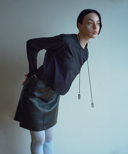 IRIS47 tシャツ 「IRIS 47」silky long tops/シルキー ロング