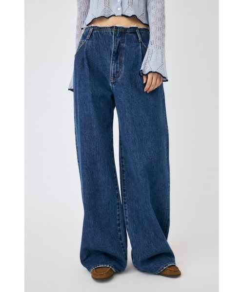 MOUSSY ジーンズ デニム デニムパンツ BELT OFF STRAIGHT