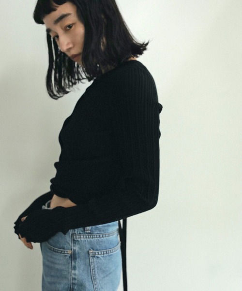 anuke カーディガン Cachecoeur Knit Cardigan Cachecoeur Knit Cardigan（カーディガン）｜ànuke（アンヌーク