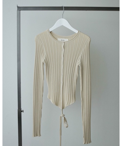 anuke カーディガン Cachecoeur Knit Cardigan レディース