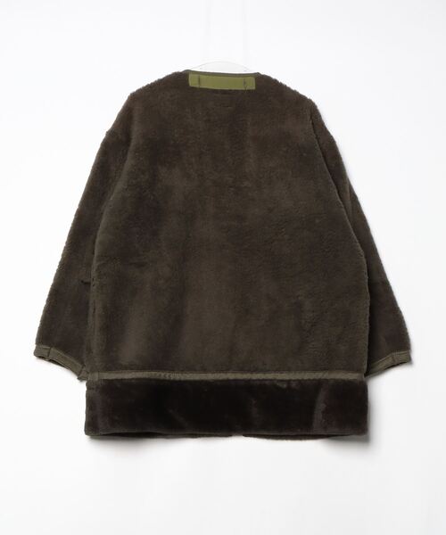 「SUNNY SPORTS」 ノーカラーコート X-SMALL グリーン メンズ_画像2