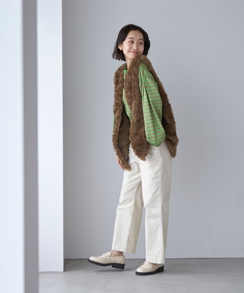 niko and… 「niko and」 ベスト FREE ブラウン レディース