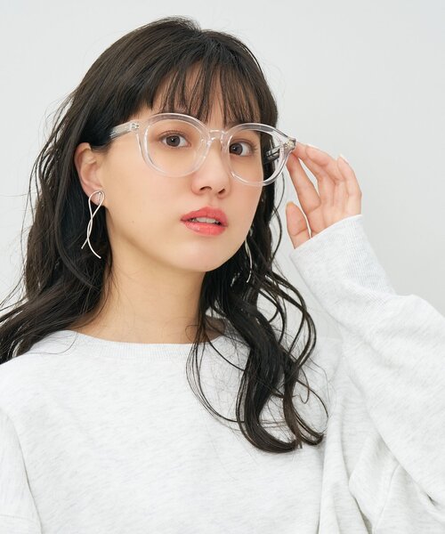 Zoff 伊達メガネ メガネ 眼鏡 ボストン型 メガネ｜軽量｜太縁