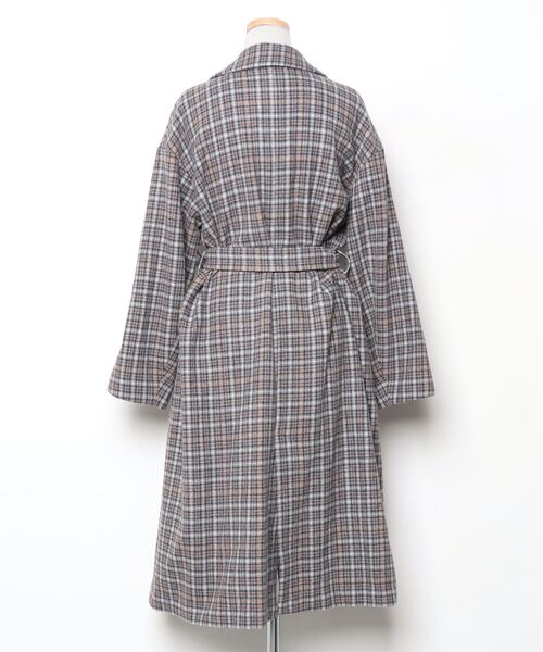 「yuni」 チェスターコート FREE グレー レディース_画像2