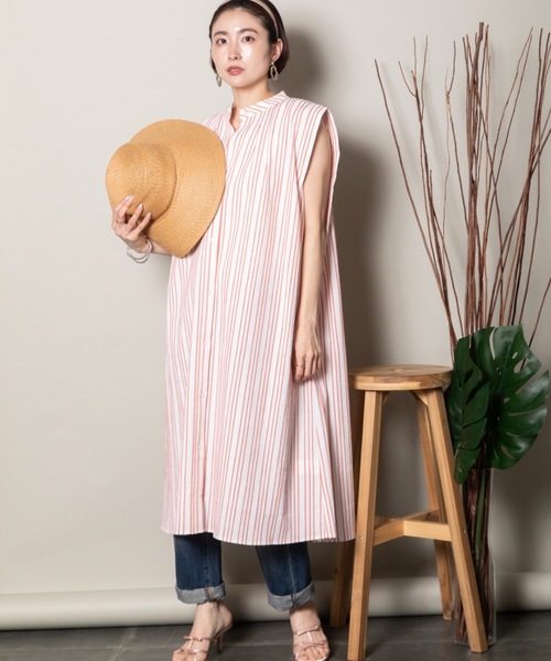 シャツワンピース ストライプ Nシャツワンピース : ZOZOTOWN Yahoo!店
