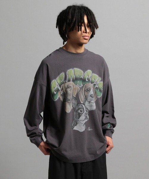dogs ロンT ブラックバージョン George's tシャツ CAT＆DOGロンT メンズ レディース : ZOZOTOWN Yahoo