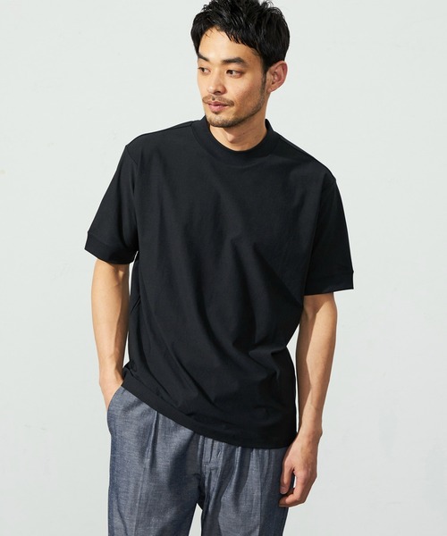 EDWIN（エドウィン） uvカット tシャツ デニスラ モックネック Tシャツ