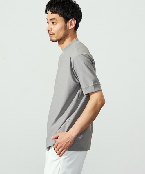 EDWIN（エドウィン） uvカット tシャツ デニスラ モックネック Tシャツ