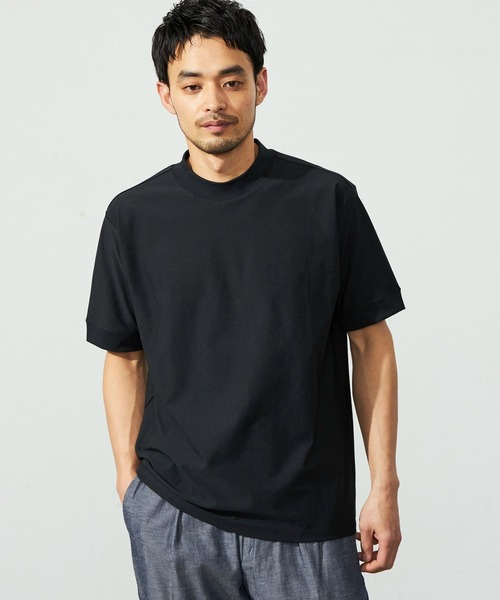 EDWIN（エドウィン） tシャツ デニスラ モックネック Tシャツ 半袖 速