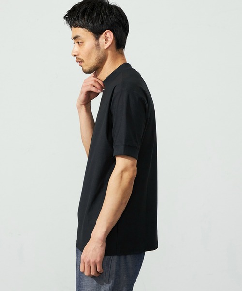 EDWIN（エドウィン） uvカット tシャツ デニスラ モックネック Tシャツ