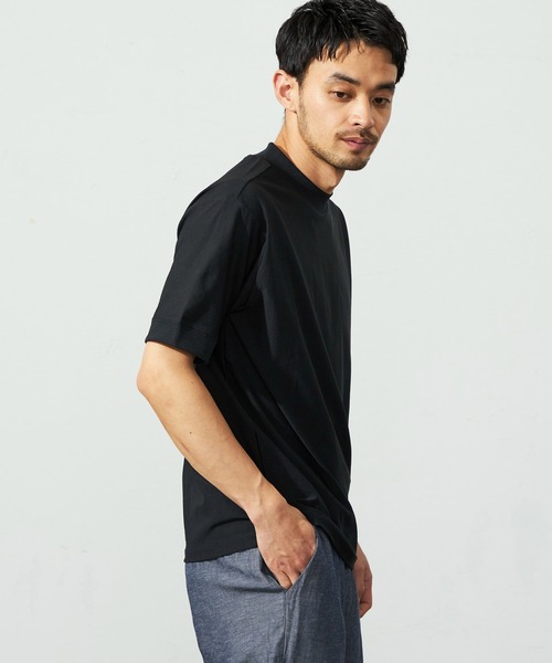 EDWIN（エドウィン） tシャツ デニスラ モックネック Tシャツ 半袖 速