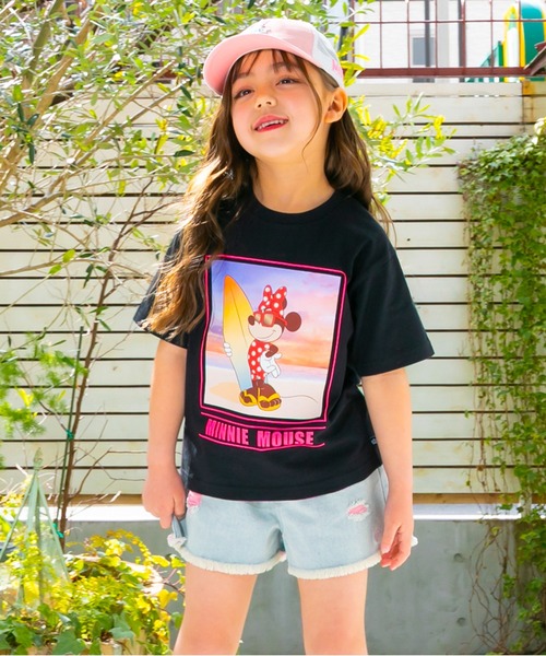 Disney（ディズニー） tシャツ 「綿100％」 親子お揃い サーフTシャツ