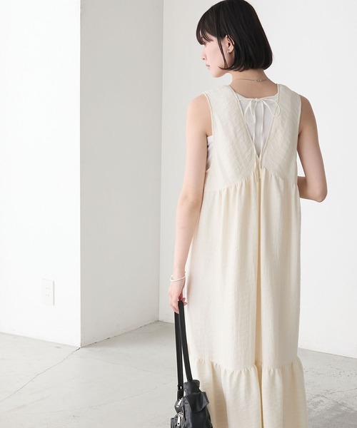 forksy.（フォルクシー） ワンピース 「forksy.」Uネック ティアード