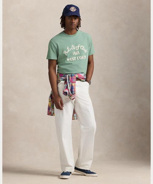 即達【POLO RALPH LAUREN】エンブロイダリー ジャージー Tシャツ POLO RALPH LAUREN tシャツ クラシック フィット エンブロイ