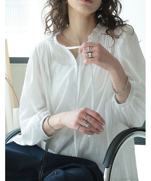 Re:EDIT ブラウス シャツ 「2025 SUMMER COLLECTION」コットン