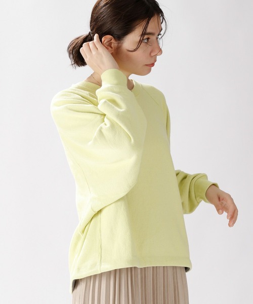 niko and…（ニコアンド） スウェットカットソー LARGE イエロー