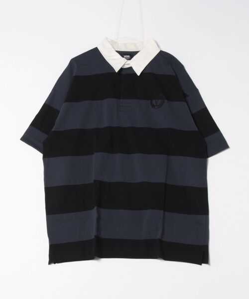VANS tシャツ ヴァンズ M S/S Rugby Shirt ショートスリーブ