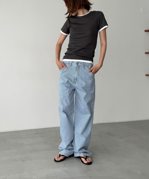 【新品・未使用】CANAL JEAN ヨークデニムパンツ El mar ヨークデニムパンツ（デニムパンツ）｜CANAL JEAN