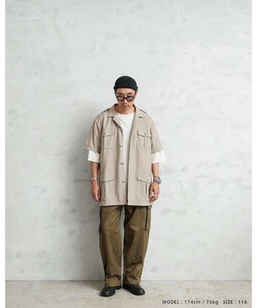MILITARY シャツ 実物 新品 デッドストック フランス軍 外国人
