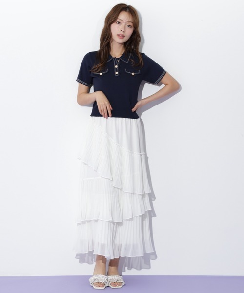 JILL by STUART ニット セーター ステッチポロニット レディース