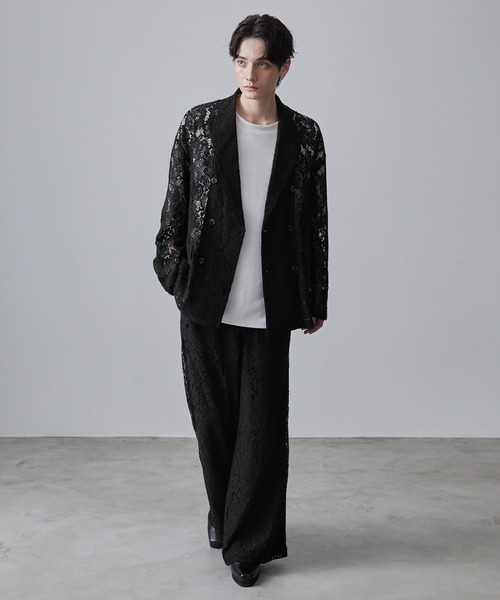 CLEL テーラードジャケット Sサイズ ブラック CLEL】Soft W Similar Gabardine Vintage Design Tailored JKT