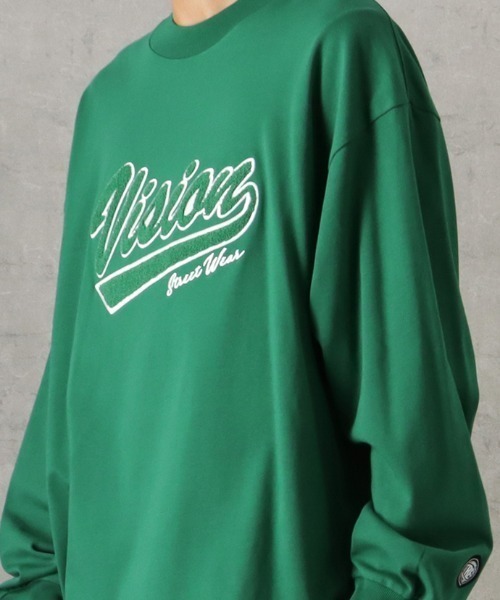 「VISION STREET WEAR」 長袖Tシャツ L ブラウン メンズ
