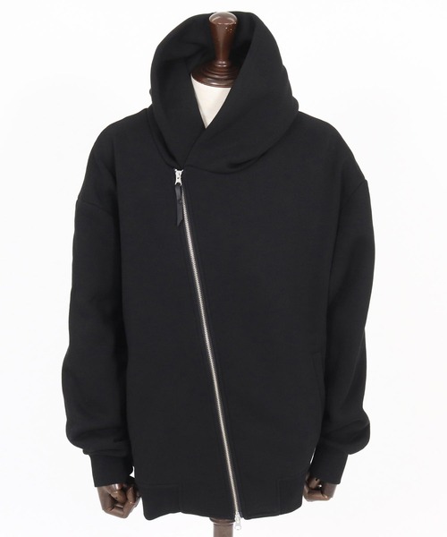 CAMBIO（カンビオ） パーカー mpa3854-Brushed Lining Sweat Diagonal