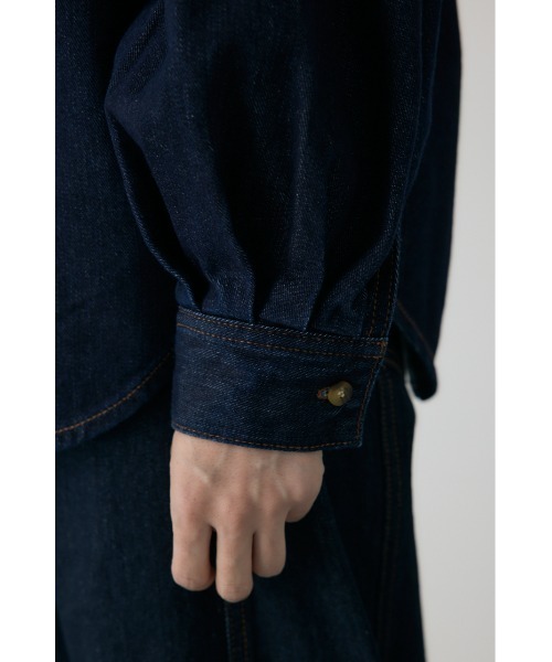 crie conforto ブラウス シャツ ボウタイデニムシャツ 冬服 / 2WAY